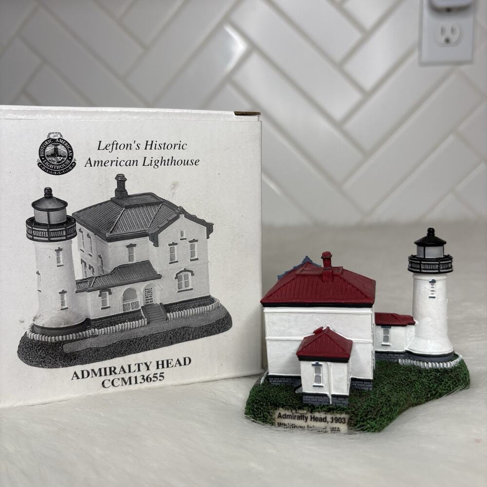 Lefton Admiralty Head Lighthouse Whidbey Island WA Historic American Lighthouse